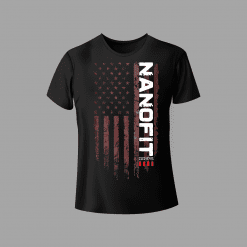 NanoFit Grips Red Flag Shirt